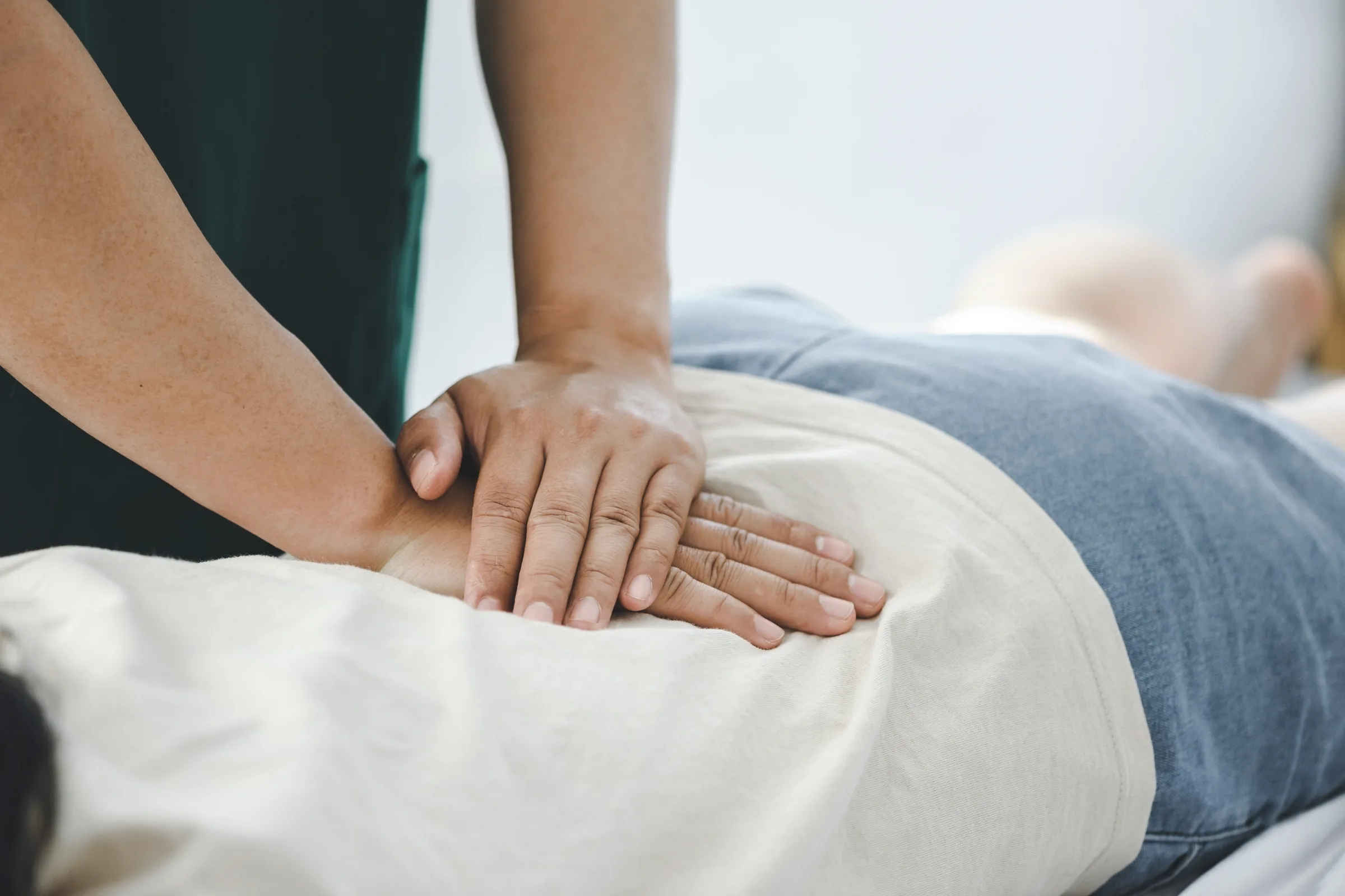 Hands-on chiropractic adjustment of the spine in Ocala